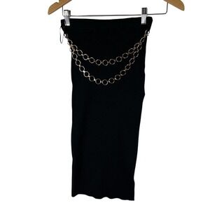 HERA Collection Ribbed Black Skirt Size‎ Small